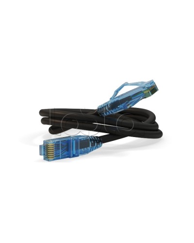 Патч-корд RJ45-RJ45, 4 пары, UTP, кат.6, LSZH (2м) Hyperline PC-LPM-UTP-RJ45-RJ45-C6-2M-LSZH-BK в Домодедово Патчкорды (медные) Pintop.ru