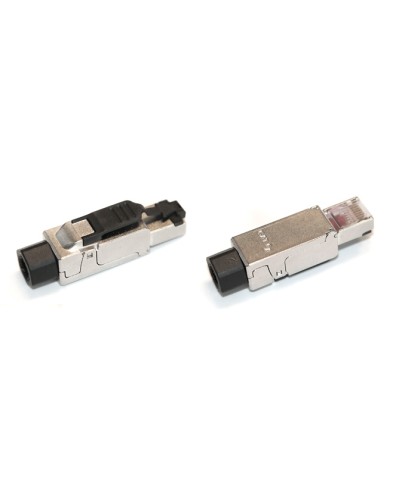 Разъем полевой оконцовки RJ-45 (8P8C) Hyperline PLUD-8P8C-S-C6A-SH в Домодедово Коннекторы и разъемы Pintop.ru