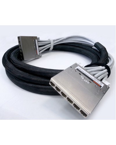 Сборка кабельная претерминированная Hyperline PPTR-CT-CSS/C6S-D-CSS/C6S-LSZH-6M-GY в Домодедово Аксессуары для стоек и шкафов Pintop.ru