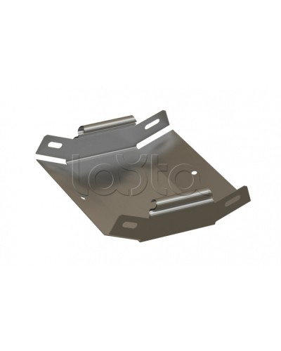 Угол 45° вертикальный внутренний Hyperline RST-VIA45-500-80-0,8-SZ в Домодедово Аксессуары для лотков Pintop.ru