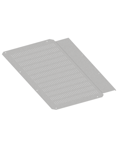 FORMAT Фланец основания встроенного отсека вентилируемый 400х800мм IEK (FO-00-FBCV-040-080) в Домодедово Аксессуары для стоек и шкафов Pintop.ru