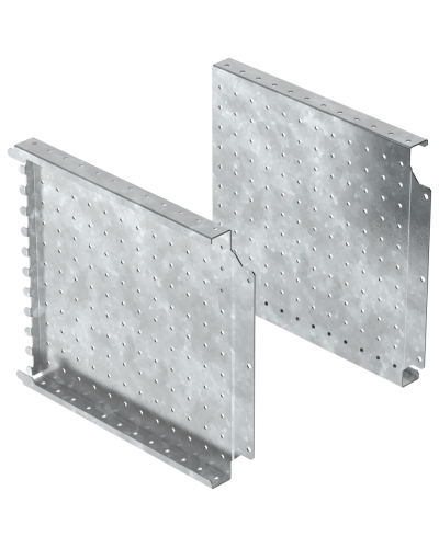 FORMAT Панель монтажная боковая перфорированная 300х400мм (2шт/упак) IEK (FO-00-MPSP-030-040) в Домодедово Аксессуары для стоек и шкафов Pintop.ru