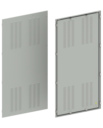 FORMAT Панель задняя вентилируемая 2000х1000мм IEK (FO-00-PBV-200-100) в Домодедово Аксессуары для стоек и шкафов Pintop.ru