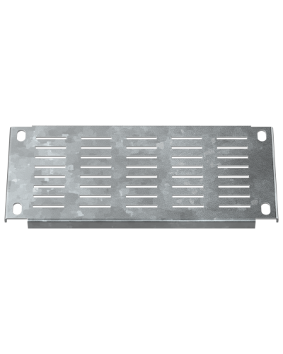 FORMAT Заглушка панели нижней наборной вентилируемой 100мм в шкаф шириной 400мм IEK (FO-00-PLTV-010-040) в Домодедово Аксессуары для стоек и шкафов Pintop.ru