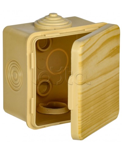 Коробка расп. КМ для о/п D=85х40мм IP54 4 вв. сосна IEK (UKO21-085-040-000-K34-54) в Домодедово Распределительные коробки Pintop.ru