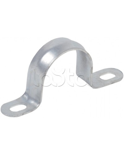 Скоба двухлапковая d31-32 IEK CMAT11-31-100 в Домодедово Держатели, клипсы, скобы Pintop.ru