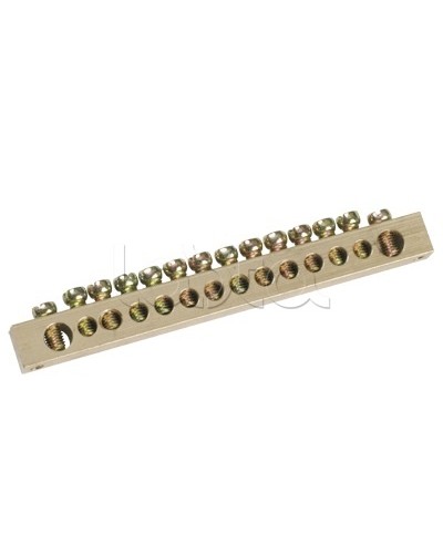 Шина нулевая 8x12 8/2 IEK YNN21-08-100 в Домодедово Клеммные колодки Pintop.ru