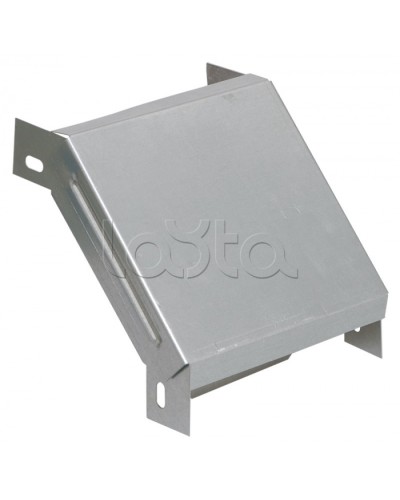 Поворот на 90° вертикальный внешний 50х200 HDZ IEK (CLP1N-050-200-M-HDZ) в Домодедово Аксессуары для лотков Pintop.ru