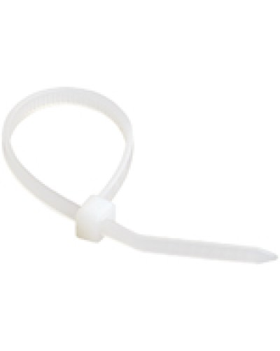 Стяжка 350x4,8 мм нейлоновая, белая IEK UHH31-D048-350-100 в Домодедово Стяжки-хомуты Pintop.ru