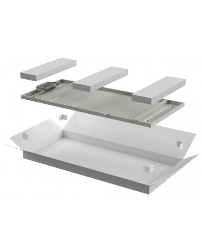 ITK LINEA N Панель задняя 600мм шкафа 33U сер. (LN35-33U6X-ZM) в Домодедово Аксессуары для стоек и шкафов Pintop.ru