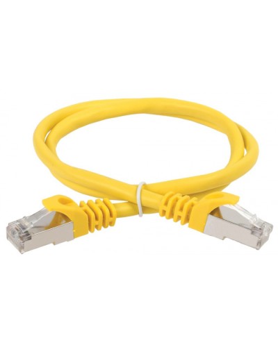 ITK Коммутационный шнур (патч-корд), кат.5Е FTP, 5м, желтый (PC05-C5EF-5M) в Домодедово Патч-корды и пигтейлы Pintop.ru