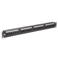 ITK 1U патч-панель кат.6 UTP, 24 порта (IDC Krone) (PP24-1UC6U-D05)