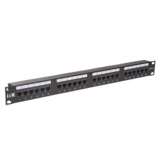 ITK 1U патч-панель кат.6 UTP, 24 порта (IDC Krone) (PP24-1UC6U-D05)