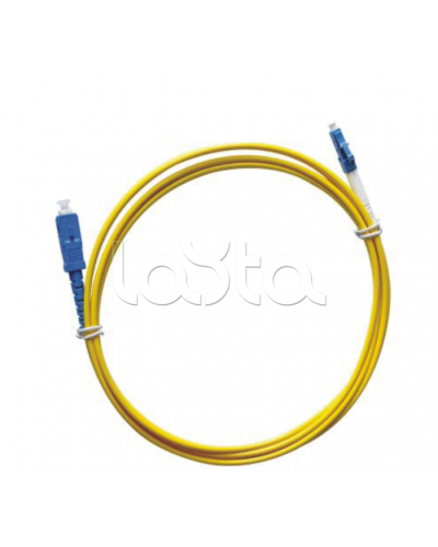 Патч-корд оптический LANMASTER LAN-LC-SC/SA-7.0 в Домодедово Патч-корды и пигтейлы Pintop.ru