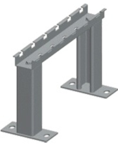 Рама напольная для лотка шириной 100мм LANMASTER LAN-MT-KR100-EZ в Домодедово Аксессуары для лотков Pintop.ru