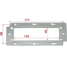 Пластиковый суппорт для установки 45х135 LANMASTER (LAN-PF45x135)