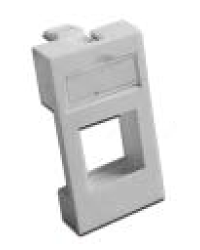 Вставка 22.5x45 без шторок для Кейстоуна LANMASTER LAN-SIP-22R-WH в Домодедово Коммутационные изделия Pintop.ru