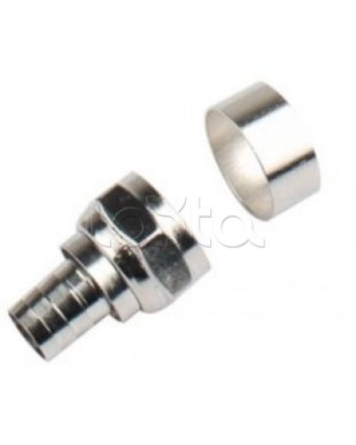 Штекер F-разъем под обжим (RG59) LAZSO APFC12-RG59(100) в Домодедово Коннекторы Pintop.ru