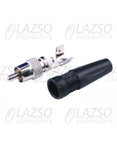 Разъем штекер RCA под винт LAZSO (APR012) в Домодедово Коннекторы Pintop.ru