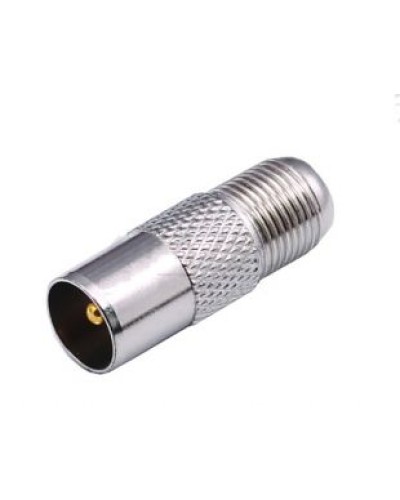 Переходник PAL (TV) штекер - F розетка LAZSO APTVF10 в Домодедово Коннекторы Pintop.ru