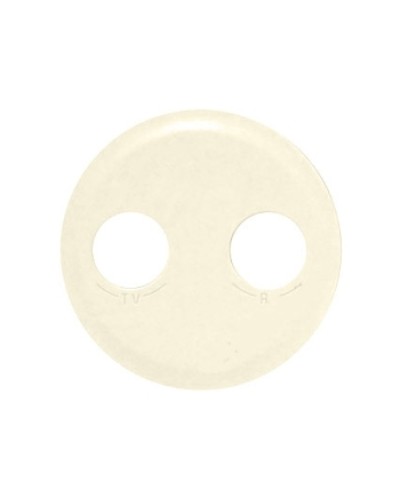 Лицевая панель для розетки TV/FM слоновая кость Celiane Legrand 066232 в Домодедово Аксессуары для кабель-канала Pintop.ru