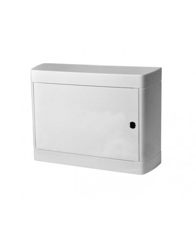 Накладной распределительный щит Nedbox с белой дверью 1 рейка х 12 (+1) модулей Legrand 601236 в Домодедово Боксы для автоматов Pintop.ru