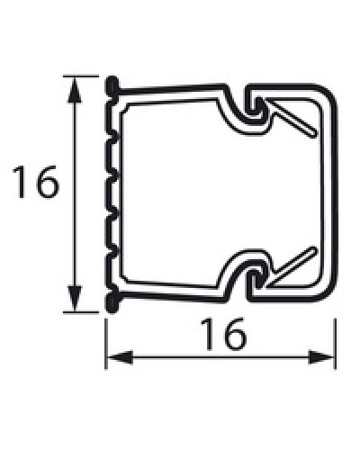 Кабель-канал METRA 16x16 Legrand (638191) в Домодедово Кабель-канал Pintop.ru