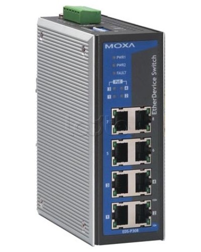 Коммутатор неуправляемый промышленный 8-портовый Moxa EDS-308-T в Домодедово Коммутаторы Pintop.ru