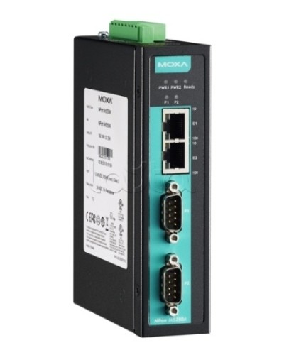 Сервер 2-портовый RS-232/422/485 в Ethernet Moxa NPort IA-5250A в Домодедово Дополнительное оборудование для ОПС Pintop.ru