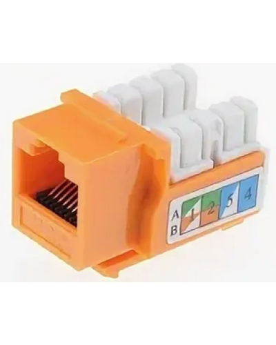 Модуль-вставка NIKOMAX (NMC-KJUE2-FT-OR) в Домодедово Модули Keystone Pintop.ru