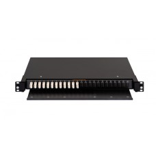 Оптический кросс NIKOMAX NMF-RP24LCUM2-TS-P1-1U-BK