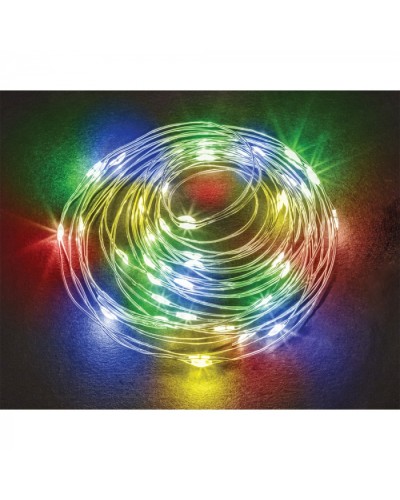 Гирлянда Navigator 95 130 NGF-D049-08 (микро роса RGBY) в Домодедово Источники света(Лампы) Pintop.ru