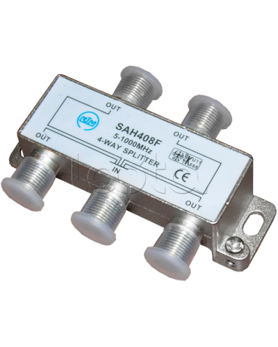 Делитель ТВ х 4 под F разъём 5-1000 МГц (10шт/уп) PROCONNECT 05-6023 в Домодедово Коммутационные изделия Pintop.ru