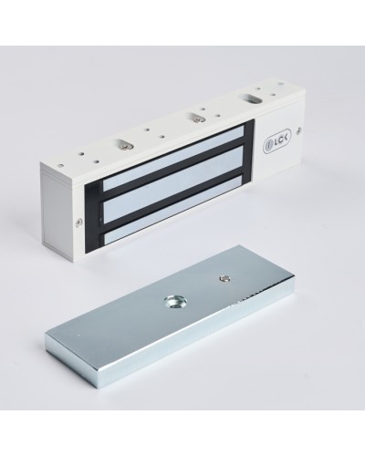 R-Lock RL-EM500-L0W - Электромагнитный замкок, 500кг, DC12/24B, цвет белый, RAL9016(белый) в Домодедово Электромагнитные замки Pintop.ru