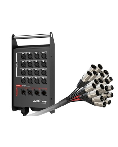Кабель многожильный со сценической коробкой, с разъемами Roxtone+Neutrik ROXTONE STBN1604L35 в Домодедово Аксессуары для СОУЭ Pintop.ru