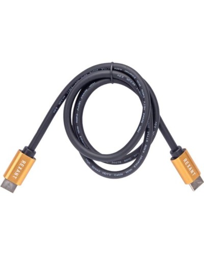 Кабель HDMI - HDMI 2.0, 1м, Gold REXANT 17-6102 в Домодедово Системы видеонаблюдения Pintop.ru