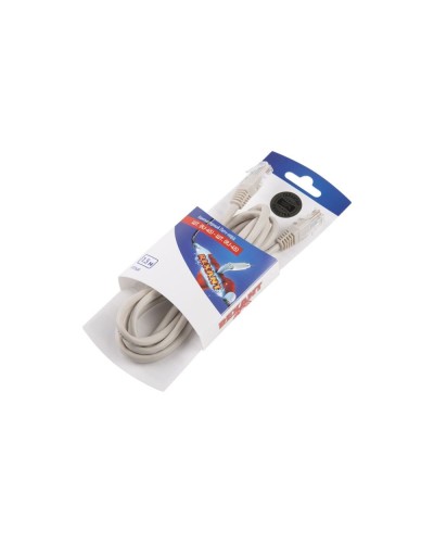 Патч-корд U/UTP RJ45-RJ45, CAT 5e, PVC, серый, 1,5м REXANT 06-3202 в Домодедово Патчкорды (медные) Pintop.ru