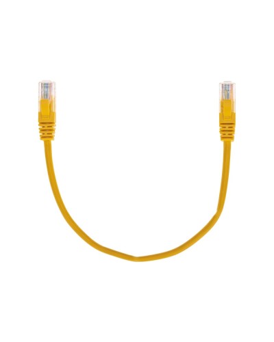 Патч-корд U/UTP, CAT 5e, RJ45-RJ45, 26AWG, LSZH, желтый, 0,3м REXANT 02-0105-03 в Домодедово Патчкорды (медные) Pintop.ru