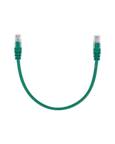 Патч-корд U/UTP, CAT 5e, RJ45-RJ45, 26AWG, LSZH, зеленый, 0,3м REXANT 02-0106-03 в Домодедово Патчкорды (медные) Pintop.ru