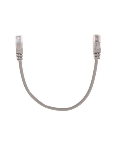 Патч-корд U/UTP, CAT 5e, RJ45-RJ45, 26AWG, LSZH, серый, 0,3м REXANT 02-0100-03 в Домодедово Патчкорды (медные) Pintop.ru
