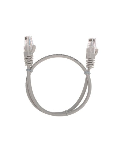 Патч-корд U/UTP, CAT 5e, RJ45-RJ45, 26AWG, LSZH, серый, 0,5м REXANT 02-0100-05 в Домодедово Патчкорды (медные) Pintop.ru