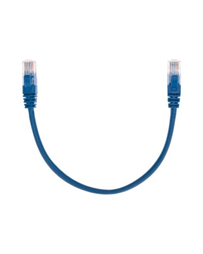 Патч-корд U/UTP, CAT 5e, RJ45-RJ45, 26AWG, LSZH, синий, 0,3м REXANT 02-0104-03 в Домодедово Патчкорды (медные) Pintop.ru