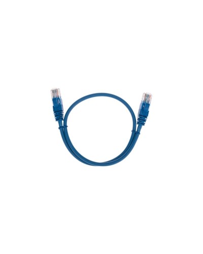 Патч-корд U/UTP, CAT 5e, RJ45-RJ45, 26AWG, LSZH, синий, 0,5м REXANT 02-0104-05 в Домодедово Патчкорды (медные) Pintop.ru