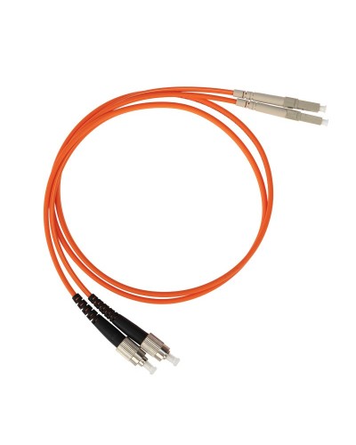 Патч-корд оптический переходной (MM), 50/125 (OM2), LC/UPC-FC/UPC, (Duplex), LSZH, 1м 50-3267 в Домодедово Патч-корды оптические Pintop.ru