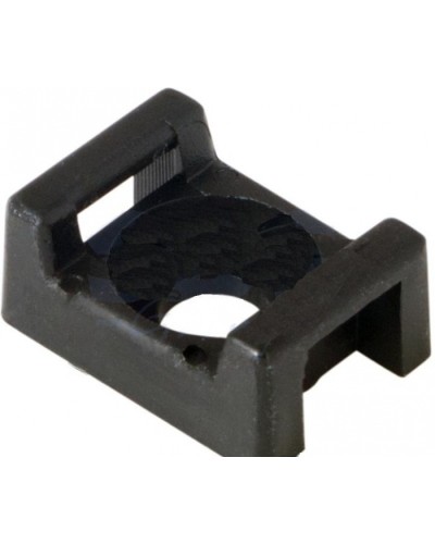 Площадка для крепления стяжки 22.2х16 мм ЧЕРНАЯ 100 шт (10шт/уп) REXANT 07-2103 в Домодедово Стяжки-хомуты Pintop.ru