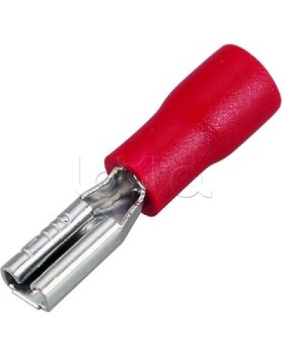 Клемма плоская изолированная 0.5-1.5 мм² (КПИ гнездо - 3.8мм) (100шт/уп) REXANT 08-0411 в Домодедово Клеммные колодки Pintop.ru