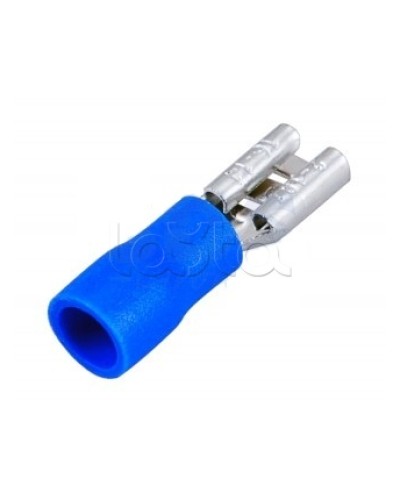 Клемма плоская изолированная 1.5-2.5 мм² (КПИ гнездо - 9мм) (100шт/уп) REXANT 08-0434 в Домодедово Клеммные колодки Pintop.ru