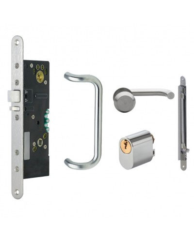 Готовый комплект для установки замка RusGuard Моторный замок RG-Lock 595 (KIT) (Комплект) в Домодедово Защелки Pintop.ru