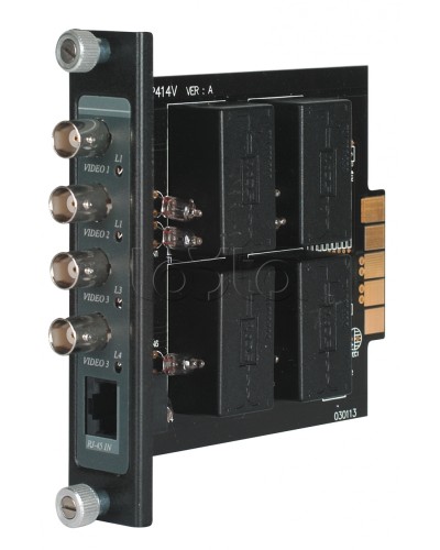 Приемник пассивный 4-х видеосигналов по витой паре, до 600 м SC&T TRP414VH в Домодедово Видеоусилители, Модуляторы, Делители Pintop.ru