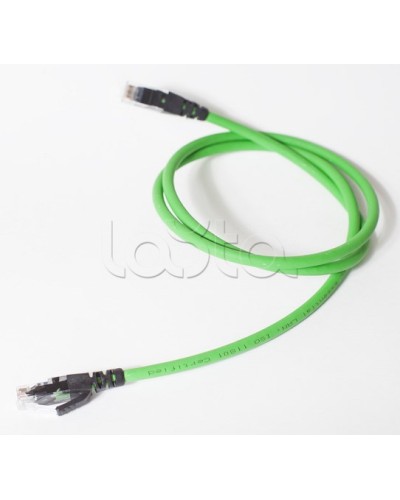 Коммутационный шнур категории 6, U/UTP, 4х2х(7х0,21), LSZH, 1м, зеленый SPL (500012) в Домодедово Патчкорды (медные) Pintop.ru